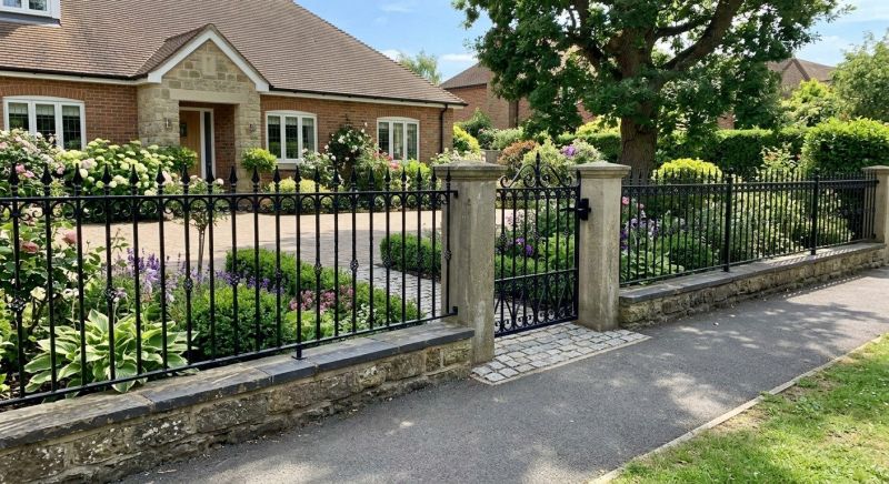 Custom Iron Fence Installation in Alpharetta, GA