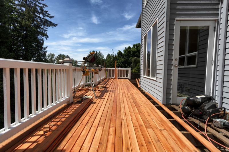 Front Deck Construction in Worcester, MA