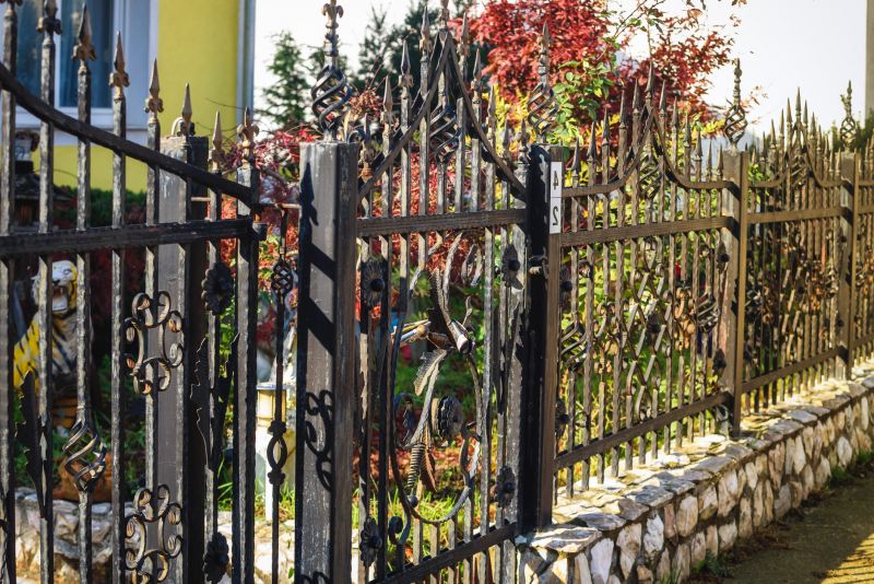 Gothic Iron Fence Installation in Alpharetta, GA