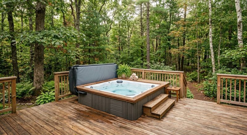 Hot Tub Deck Construction in Fairfield County, CT